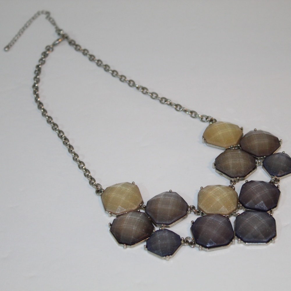 Statement Necklace Bling Costume Jewelry Purple